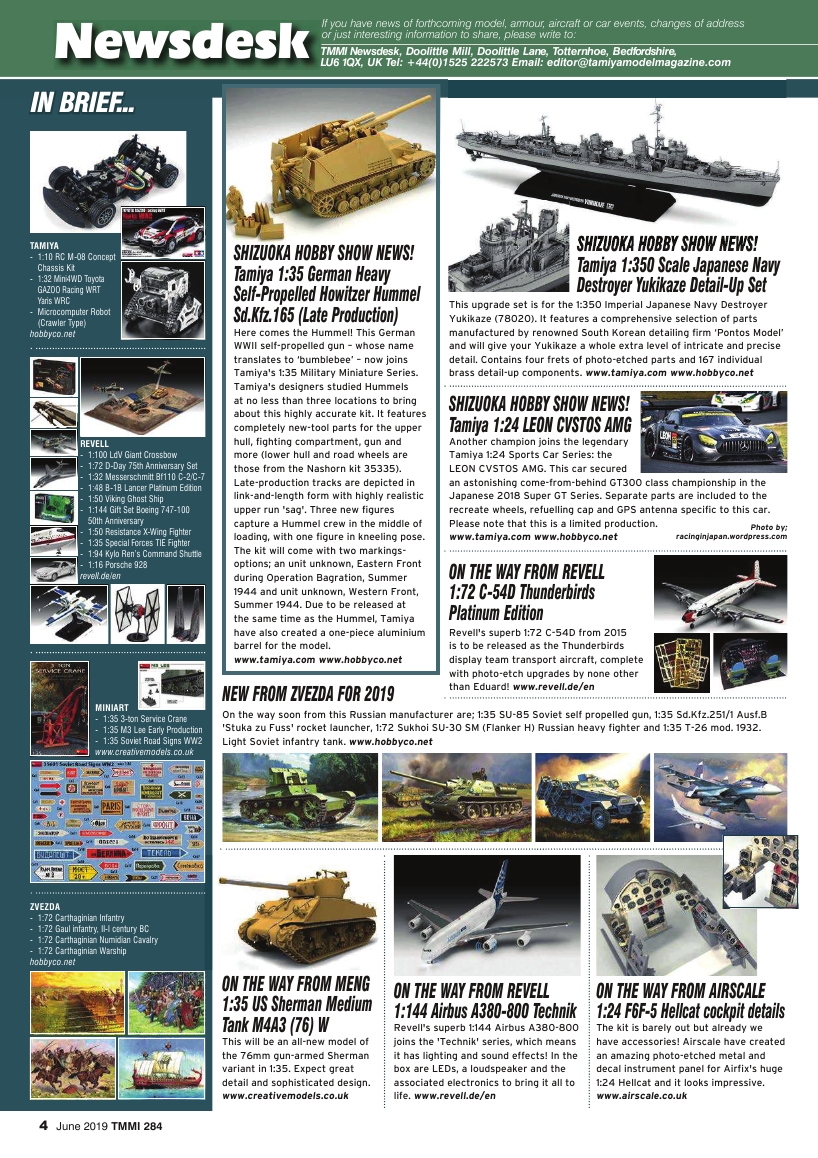 Tamiya Model Magazine 284 (2019-06)